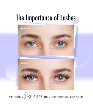 Shop Beyelian C Curl Cluster Eyelashes - 144 PCs DIY Extensions Super Thin Black Band 0.07mm 10-16mm Mixed - Luxury Individual Lashes for Home Use - Buy Online on GoSupps.com