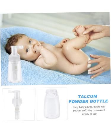 FRCOLOR 1pc Powder Spray Bottle Body Wash Pump Bottle Loose Powder Holder Loose Powder Bottle Pack 15X6X6CM White - Buy Online on GoSupps.com