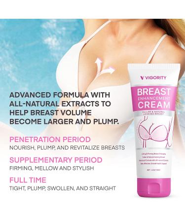 Breast Enhancement Cream - Natural Formula for Growth & Enlargement | Lift, Firm & Tighten Naturally - Buy Online on GoSupps.com