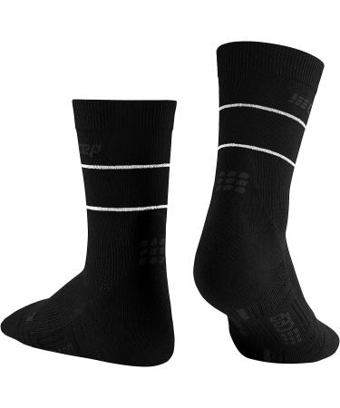 CEP Reflective Mid Cut Socks - Men's Medium Black - Buy Online on GoSupps.com
