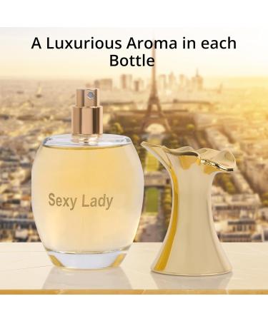 Sexy Lady Eau De Parfum for Women Blend of Sweet Fruity & Floral Notes For Daily Wear & Special Occasions Made Using Natural & Stunner mild Ingredients Elegant 100ml Bottle with Grey Suede Pouch - Buy Online on GoSupps.com