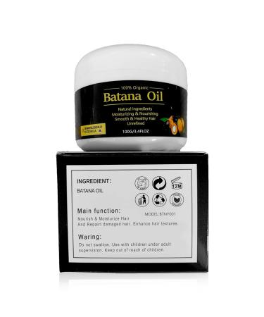 Buy Batana Hair Growth Oil - 100% Raw Organic Oil from Honduras for Men & Women | Anti Hair Loss & Split Ends Treatment - 3.4 FL oz - Buy Online on GoSupps.com