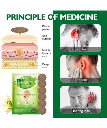 Tinnitus Relief Patches - Natural Herbal Formula for Ringing Ears, Earaches, Improved Hearing, and Peaceful Sleep - Buy Online on GoSupps.com