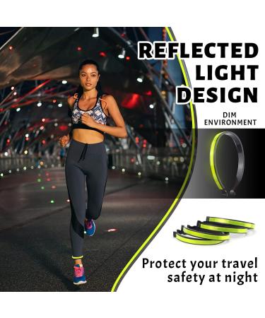 Buy DNGH Reflective Bicycle Pants Clips | Universal Cycle Clips for Cyclists | Durable Pants Protection & Reflectors - Buy Online on GoSupps.com