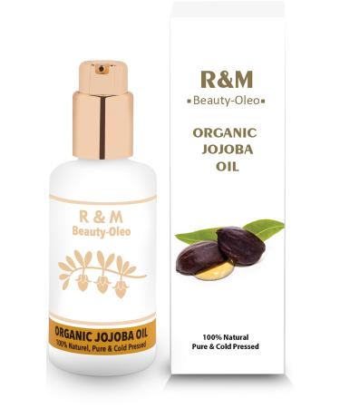 R&M Beauty -Oleo Jojoba Oil - 100% Bio - Cold -pressed jojoba oil for face body hair etc. - skin care - anti -aging - natural cosmetics - 100 ml