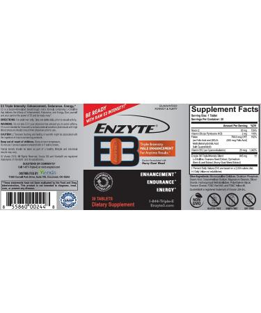 ogoplex Enzyte3 Ultimate Pair | Male Enhancement Supplement + Male Prostate Health Support Supplement - 30 Tablets Each (2 Pack 1 Pack Enzyte3) - Buy Online on GoSupps.com