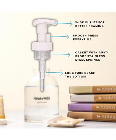 flowcheer Foaming Hand Soap Starter & Refill Bundle Crystal Clear Glass Foaming Hand Soap Dispenser + 28 Scented Soap Refill Tablets (28 9 fl oz) Variety Fragrance Airbnb Exclusive Value Set - Buy Online on GoSupps.com