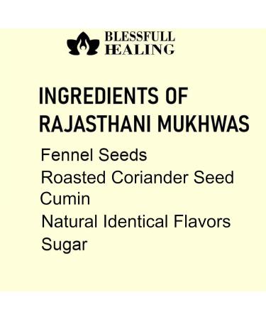 Blessfull Healing Organic Rajasthani Mukhwas 400 Gram Airtight Container - Buy Online on GoSupps.com