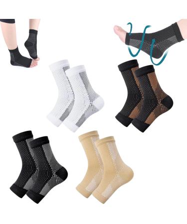 Ibdry compression socks only for night compression stockings compression socks at night-orthopedic compression socks compression socks for the night 4PCs standard size