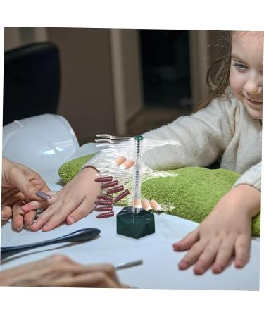 minkissy Nail Stands for Nail Art Nail Practice Holder Nail Tips Display Holder Clear Nail Sample Stick Nail Stand Display Nail Art Supply Nail Practice Stand Spiral Nail Manicure Acrylic - Buy Online on GoSupps.com