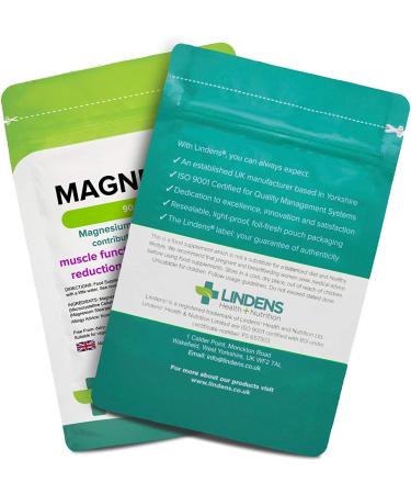 Lindens Magnesium Oxide 500mg Double Pack - 180 Tablets Mineral Supplement - Buy Online on GoSupps.com