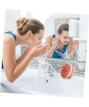 Tovinanna Silicone Massage Comb & Shampoo Washer - Scalp Massager Brush for Hair Care | 9.4x7cm Pink - Buy Online on GoSupps.com