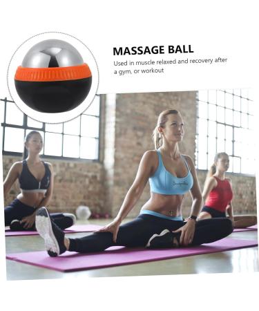 Shop Healeeved 1-Piece Stainless Steel Massage Ball - Cold Therapy Yoga Roller & Foot Massage Device | Fitness Accessories - 8.3x7.5x7cm - Buy Online on GoSupps.com