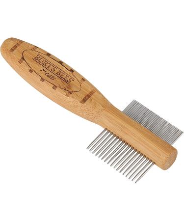 Burt's Bees for Pets Double Sided Cat Grooming Brush | Shedding & Detangling Comb for Cats - Buy Online on GoSupps.com