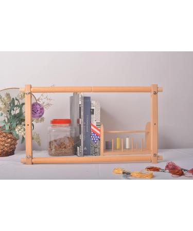 Beech Wood Cross Stitch Scroll Frame for Large Projects (11.2'' x 18.1'') - Needlepoint, Embroidery, Quilting Holder - Buy Online on GoSupps.com