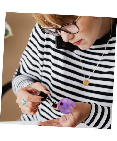  FRCOLOR FRCOLOR 10pcs gel nail palettes for painting nails nail polish mixing plate nail polish mixing palette foundation color drawing artist finger ring mix palette - Buy Online on GoSupps.com