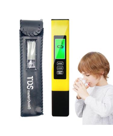 TDS Meter Digital Water Tester Professional Water Tester - TDS Meter Digital Water Tester Professional Water Testing Pen for Drinking Water Swimming Pool Yellow