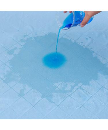 Washable Incontinence Bed Pads 34x52 Inch (2 Pack) Reusable Hospital Bed Pads for Adults, Elderly, Kids Positioning Bed Pad with Handles Blue - Buy Online on GoSupps.com