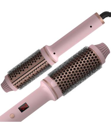 1.5 in Thermal Brush with LCD Display - Adjustable Temp Curling Iron Heated Brush (Up to 410 F) - Travel-Friendly - Pink - Buy Online on GoSupps.com