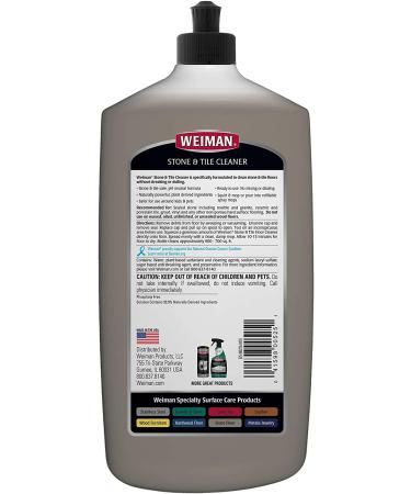 Weiman Stone Tile and Laminate Cleaner - 32 Ounce 2 Pack - Professional Tile Marble Granite Limestone Slate Terra Cotta Terrazzo and More Stone Floor Surface Cleaner EPA Safer Choice Certified 32 Fl Oz (Pack of 2) - Buy Online on GoSupps.com