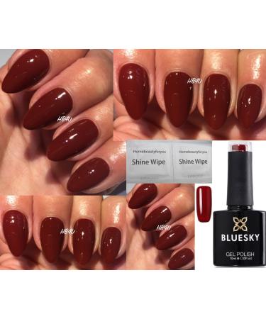 Bluesky GEL POLISH Rust Red Brown Nail UV LED Soak Off 10ml SPECIAL PRICE