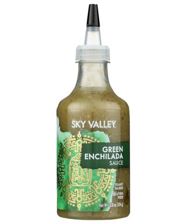 Sky Valley Green Enchilada Sauce - Mild Heat, Enchiladas Sauce, Green Chili Enchilada Sauce, Keto Friendly, Gluten Free, Non-GMO Verified, Enchilada Sauce Green - 12.5 Oz
