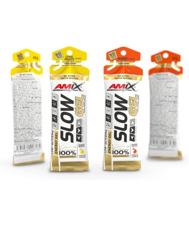  AMIX AMIX - Slow Gel Vitamin Supplement - 40 sachets of 45g - Absorbing light - Helps return fatigue and provides energy - Palate-based formula - Mixed citrus taste - Buy Online on GoSupps.com