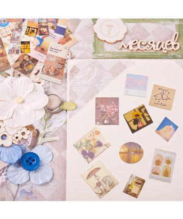 Henoyso 694 Pcs Vintage Aesthetic Scrapbook Kit - Moonlight Sunset Theme | Art Journaling Supplies for Adults, Teens, and Kids - Buy Online on GoSupps.com