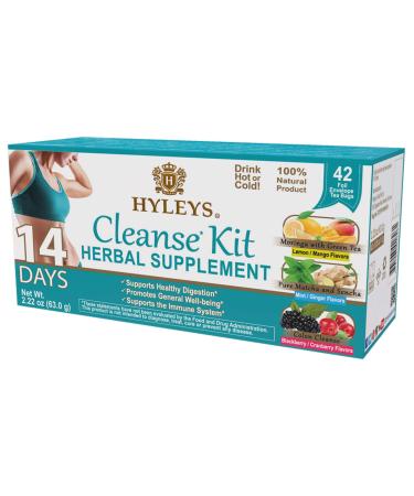 Hyleys Tea 14 Days Cleanse Kit  42 Tea Bags 2.22 oz (63 g)