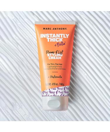 Marc Anthony Instantly Thick Biotin Styling Cream Set - Volumizing Hair Thickening Cream with Biotin & Vitamin E - Lightweight Formula for Fine Hair - 4.93 Oz - Buy Online on GoSupps.com