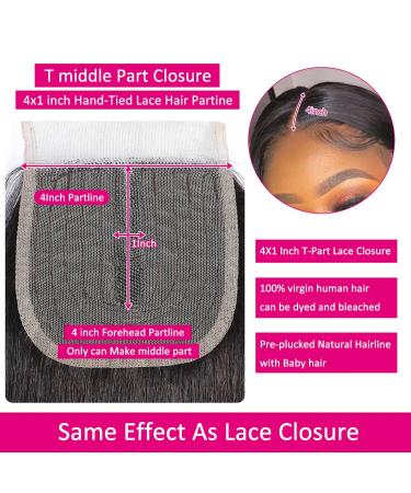 8 Inch T Part Short Bob Brazilian Virgin Human Hair Lace Closure Wig for Black Women - Pre Plucked with Baby Hair - Natural Black - Buy Online on GoSupps.com