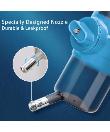 Dog Drinking Bottle 700ml - Leak-proof Pet Water Dispenser for Dogs Cats & Rabbits | Blue - Buy Online on GoSupps.com