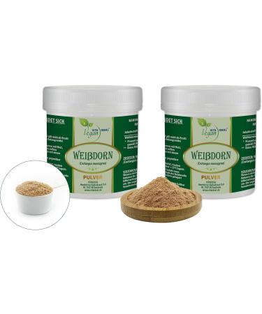 Vita Ideal Vegan Hawthorn Berries Powder 600g - Natural Crataegus Fruct 1000mg Daily Dose Additive-Free Includes Measuring Spoons - Premium Vegan Supplement for Heart Health - Buy Online on GoSupps.com