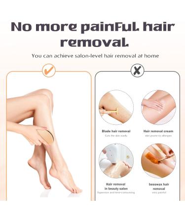 Nano Hair Remover Rubby Nano Hair Remover Stone Crystal Hair Remover Hair Removal Without Shaving Hair Smooth Skin Hair Removal Device for Leg Arm Back Women-Rose Gold - Buy Online on GoSupps.com
