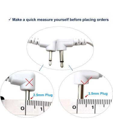 4 Count TENS Electrode Wires 3.5mm Plug for TENS Unit - Lead Wires for Electrodes (Pack of 1) - Buy Online on GoSupps.com