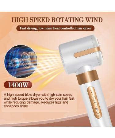 7 in 1 Hair Dryer Styler - High Speed Brushless Motor Blow Dryer & Air Styling Tools Set | Hot Air Brush Diffuser Nozzles Straightener Curling Wand | International Shipping Available - Buy Online on GoSupps.com