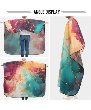 Bolaz Waterproof Barber Cape - Colorful Marble & Cheetah Hair Cutting Bib for Men & Unisex | Shop Internationally - Buy Online on GoSupps.com