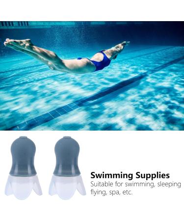 Sauna Earplugs - Silicone Anti-Allergic Noise Reduction for Swimmers & Bathers | Comfortable Sleeping Earplugs (Gray & Black - Buy Online on GoSupps.com