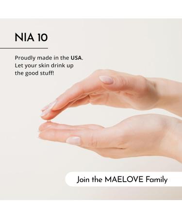 MAELOVE NIA 10 Niacinamide Serum - Vegan Calming Face Serum for Sensitive Dry Acne-Prone Skin | Hydration Pore Refinement & Skin Barrier Strengthening | USA Made - Buy Online on GoSupps.com