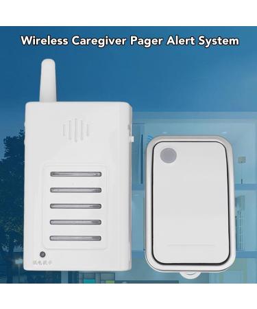Wireless Nurse Pager with Flashing Vibration | Long-Distance Nurse Call System for Elderly Care - International Shipping Available - Buy Online on GoSupps.com