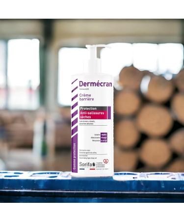  SORIFA Pack of 6 Derm cran Barrier cream - Protection AGAINST DRY SOILS Glass wool cement - dust Hands face and body High tolerance 500 ml pump bottle. - Buy Online on GoSupps.com