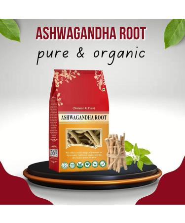 JEVR Ashwagandha Root (250g) - Natural Asgandh - Indian Ginseng - Withania Somnifera - Buy Online on GoSupps.com