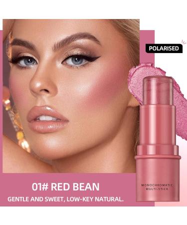 Rouge stick longlasting blush makeup for cheeks highly pigmented stick blush for a natural shine on cheeks face and eyebrows Hitrod - Buy Online on GoSupps.com