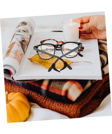 Lurrose Glasses 2 Sets - Anti-Slip Nasal Cushion Holders (Black & White) | Comfort & Support for Optimal Fit - Buy Online on GoSupps.com