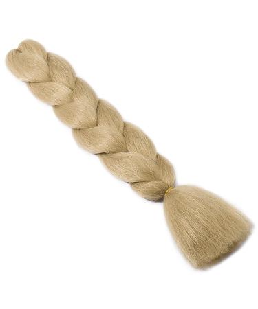 Gairyan Jumbo Braids - Ombre Synthetic Hair Extensions 60cm | Natural Blonde 100g for Box & Crochet Braids - Buy Online on GoSupps.com