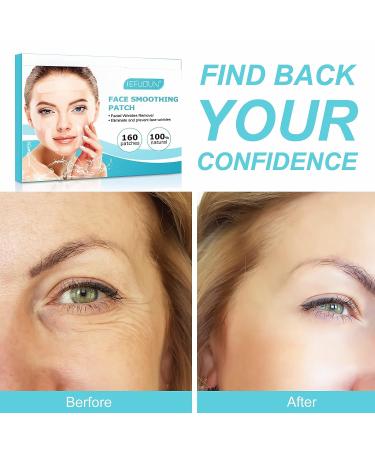 Forehead Wrinkle Patches 160Pcs - Overnight Facial Treatment for Fine Lines & Wrinkles - Buy Online on GoSupps.com