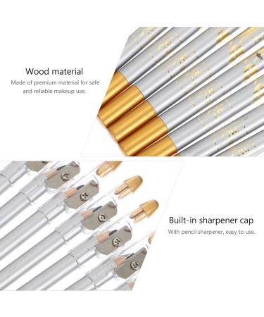 DOITOOL Grey Eyeliner 16 Pcs Pencil Sharpener Eyebrow Pencil Eyeliner Pencil Eyebrow Pen Pencil Brighten Pencils Lasting 1 count (Pack of 1) As Shownx2pcs - Buy Online on GoSupps.com