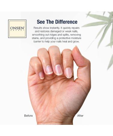 Onsen Secret Japanese Nail File Buffer and Shine Kit - Professional 3-Way Nail Buffer Block with Nail Strengthening Reboot Oil - Nail Reboot Kit - Buy Online on GoSupps.com