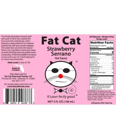 Fat Cat Strawberry Sauce - Buy Online on GoSupps.com