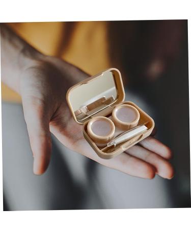 Buy XJKLBYQ Contact Lenses - 2PCS Portable Holder with Mirror & Clichtive Applicator for Travel Work & Outdoor Activities - International Shipping Available - Buy Online on GoSupps.com